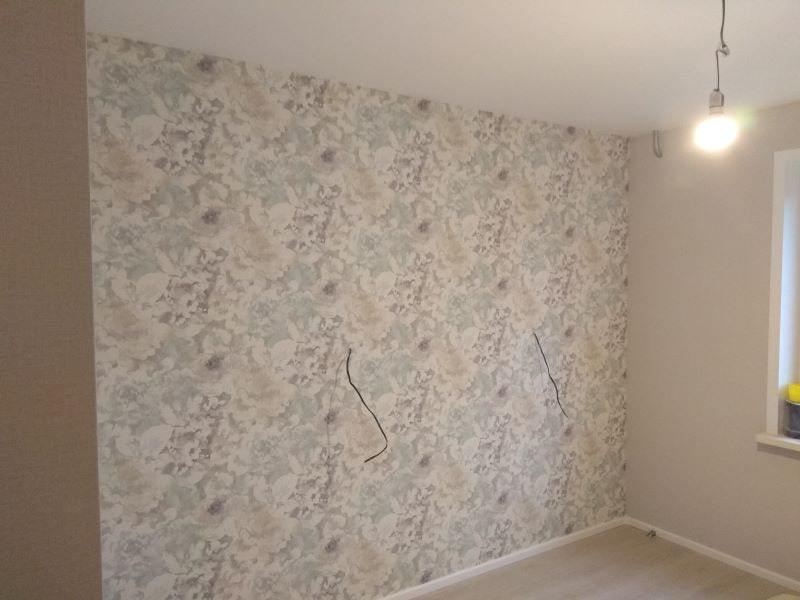 Фото 62 — Поклейка обоев в детской