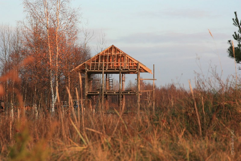 Как построить дом из соломенных блоков
