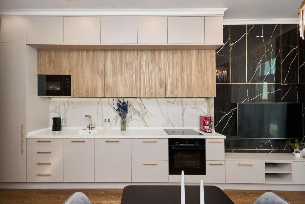 Фото 63 — Ремонт кухни с заменой мебели