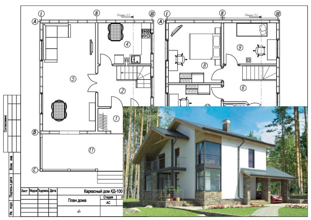 Фото 29 — Строительство кирпичного коттеджа с печью